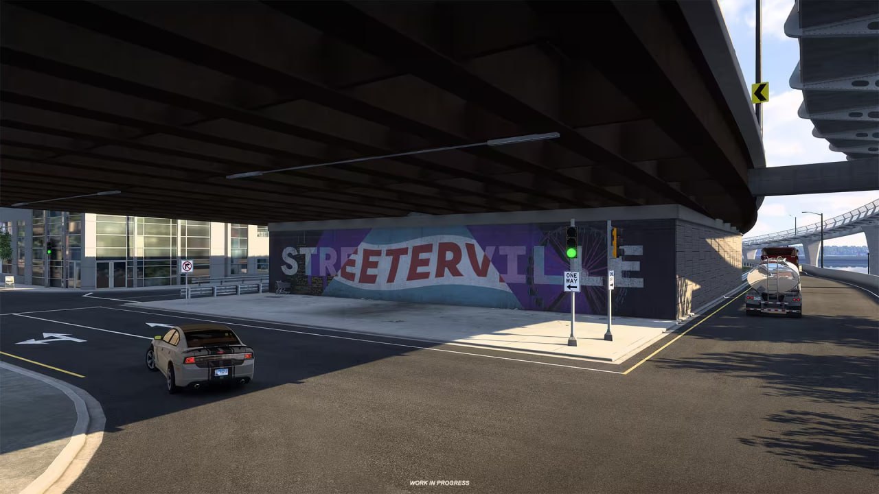 Создатели American Truck Simulator показали граффити на улицах городов штата Иллинойс