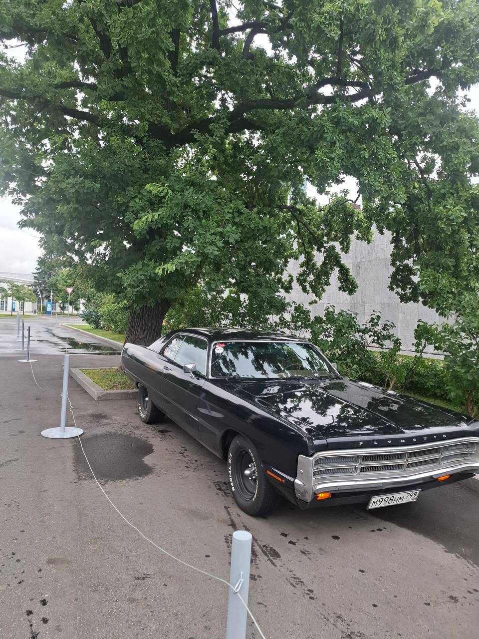 Участник ретро-выставки: Plymouth Fury 1971 на Classic Touring Cup