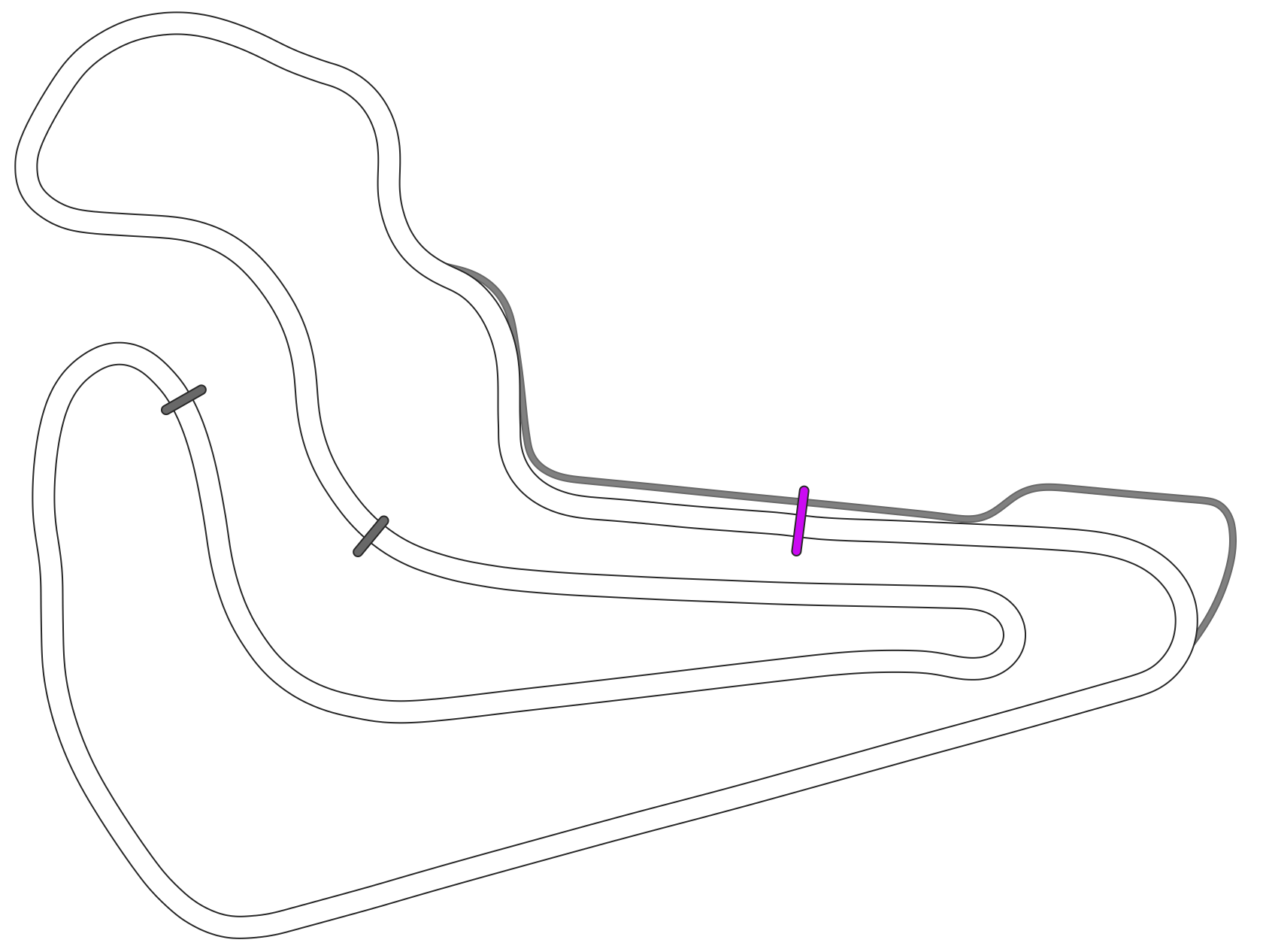 Схема трассы ADM Raceway