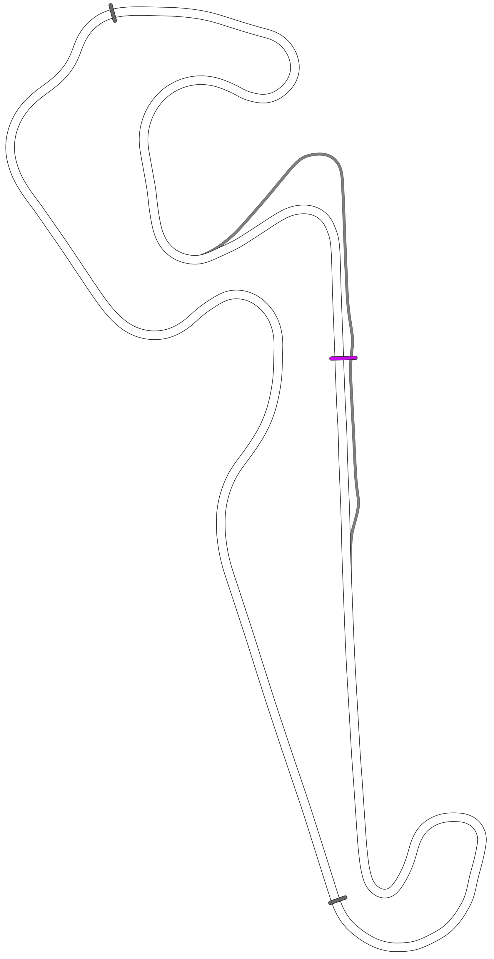 Схема трассы Igora Drive - gp